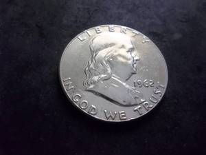 lot 108 image: 1962 Franklin Half Dollar