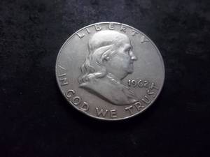 lot 109 image: 1962 D Franklin Half Dollar
