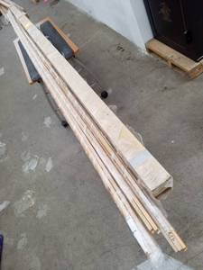 lot 27 image: Knotty Alder Trim Boards 16ft.