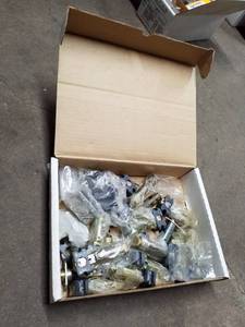 lot 47 image: Lot of (Approximately 15) Emtek Decorative Hardware Door Deadbolt Assemblies