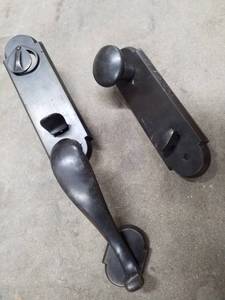lot 55 image: Emtek Decorative Hardware Winchester Remington Single Cylinder Deadbolt Assembly 451112