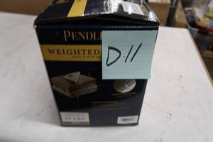 lot D11 image: Pendleton Quilted Weighted Blanket 48 x 72 Beige 15 lbs