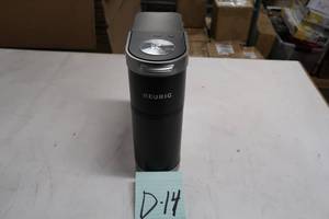 lot D14 image: Hover Image to Zoom K-Mini Plus Black Single Serve Coffee Maker with Automatic Shut-Off by Keurig