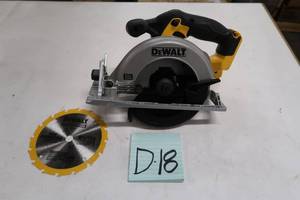 lot D18 image: 20-Volt 6-12 in. MAX Lithium-Ion Cordless Circular Saw (Tool-Only)
