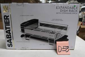lot D53 image: SABATIER - Expandable Soft Wire Dish Rack