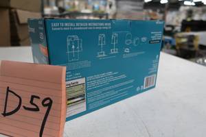 lot D59 image: EcoSmart 4 in. White Integrated LED Recessed Trim, Soft White (4-Pack)