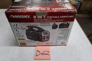 lot D62 image: Husky 8-in-1 12-Volt Power SourceJumpstarter