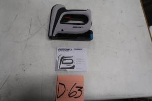 lot D63 image: Arrow Fastener T50DCD Cordless Staple Gun