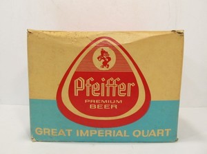 lot 70 image: Vintage PFEIFFER Advertising Beer Case