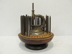 lot 77 image: Antique Jewelers or Watchmakers Tool Index Staking Set