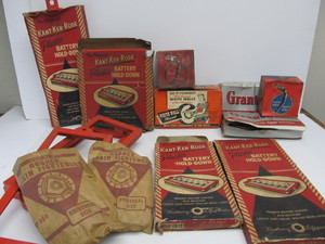 lot 159 image: Lot of Vintage NOS Service Station Advertising Car Accessories & Parts