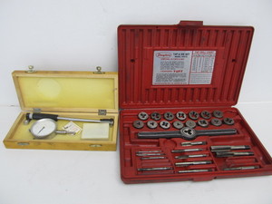 lot 216 image: Tap & Die Set wCylinder Gauge