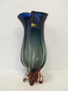 lot 166 image: Large Vintage EGERMANN Crystal Vase