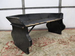 lot 31 image: Antique Buckboard Wagon Bench Seat