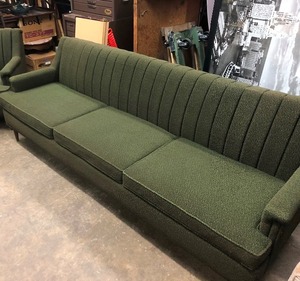 lot 283 image: Nice Vintage Mid Century 1950s FLEXSTEEL Sofa