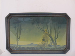lot 258 image: Antique Art Nouveau Framed Print - Twilight by Hernando Villa