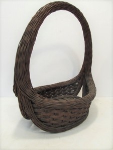 lot 312 image: Large Vintage Scandinavian Planter Basket