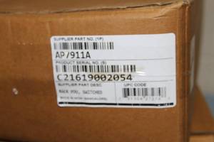 lot 65 image: APC Switched Rack Power Distribution Unit PDU w Remote Outlet Control - Quantity 2