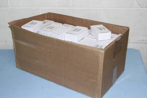 lot 74 image: Large Lot of New C2G 1.5 Grommet Cable Pass Through Single Gang Wall Plates