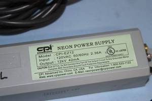 lot 85 image: Lot of 3 CIP Advanced EZ12 Neon Power Supplies - Never Used