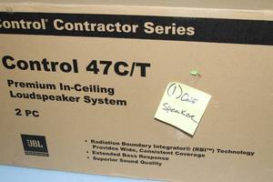 lot 88 image: JBL Control 47CT 6.5 2-Way 150-Watt Coaxial Ceiling Loudspeaker - Single Speaker - New