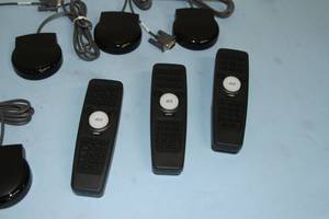 lot 91 image: Lot of Wireless Mouse Remote Control Receiver and Handheld Remotes with Laser Pointer