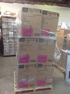 PALLET with 336 pcs  OF Defiant 500-Lumen Battery Operated Portable LED Utility & Emergency Light NEW RETAIL $ 5700