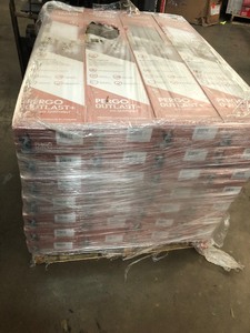 Pallet of 28 cases Pergo Outlast Vintage Pewter Oak 10 mm Thick x 7-12 in. Wide x 47-14 in. Length Laminate Flooring (19.63 sq. ft.  case) not used retail $ 1540