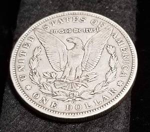 lot 32 image: 1896-O MORGAN SILVER DOLLAR