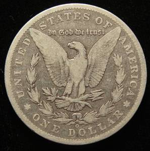 lot 29 image: 1886-O MORGAN SILVER DOLLAR