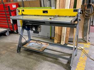 lot 1 image: Gary Machinery 3350DX Industrial Sheet Metal SlitterCutter - up to 4 foot wide sheet