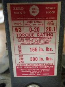 lot 26 image: Torque Converter 0-400 RPM Input