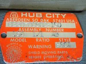 lot 32 image: HUB CITY SPEED REDUCER