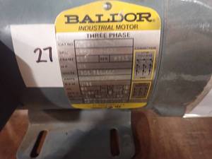 lot 80 image: BALDOR INDUSTRIAL MOTOR 14 HP