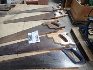 lot 118 image: Lot of 5 Woodsaws