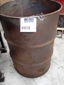 lot 131 image: 55 Gallon Metal Drum