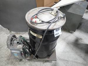 lot 138 image: Vacum System with 55 Gallon Drum