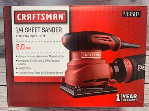 lot 46 image: Craftsman 14 Sheet Sander 2 Amp