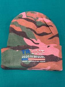 lot 48 image: Trump 2020 The Sequel Make Liberals Cry Again Pink Camo Hat