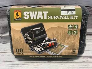 lot 51 image: Swat 9pc Survival Kit