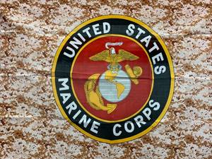 lot 58 image: United States Marine Corp. 3 x 5 Camo Flag