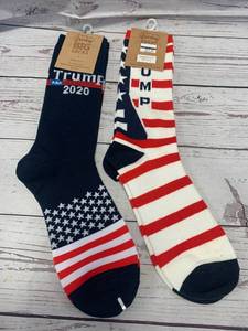 lot 67 image: Lot of 2 Maga Trump Socks