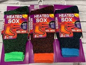lot 79 image: 3 Pair Womens Thermal Socks ($45 retail)