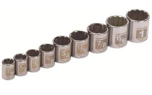 lot 87 image: Craftsman 9pc SAE 38 Drive Socket Set