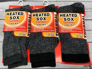 lot 99 image: Lot of 3 New Pairs of Thermal Winter Socks