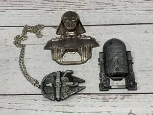 lot 103 image: Lot of 3 Metal Star Wars Bottle Openers