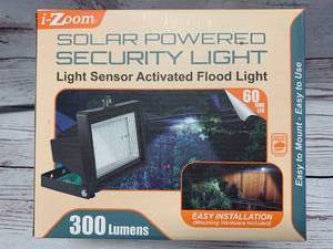 lot 112 image: Solar Powered Security Weather Proof Light