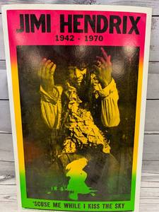 lot 127 image: Jimi Hendrix 1942-1970 Poster 14 x 22