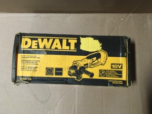 lot 110 image: DEWALT DC411B Cordless Cut-Off Tool not used