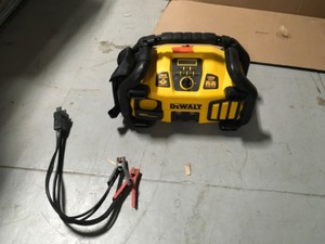 lot 112 image: DEWALT 2800 Peak Amp Jump Starter 1000-Watt Power Inverter with Digital Compressor in good conditions
